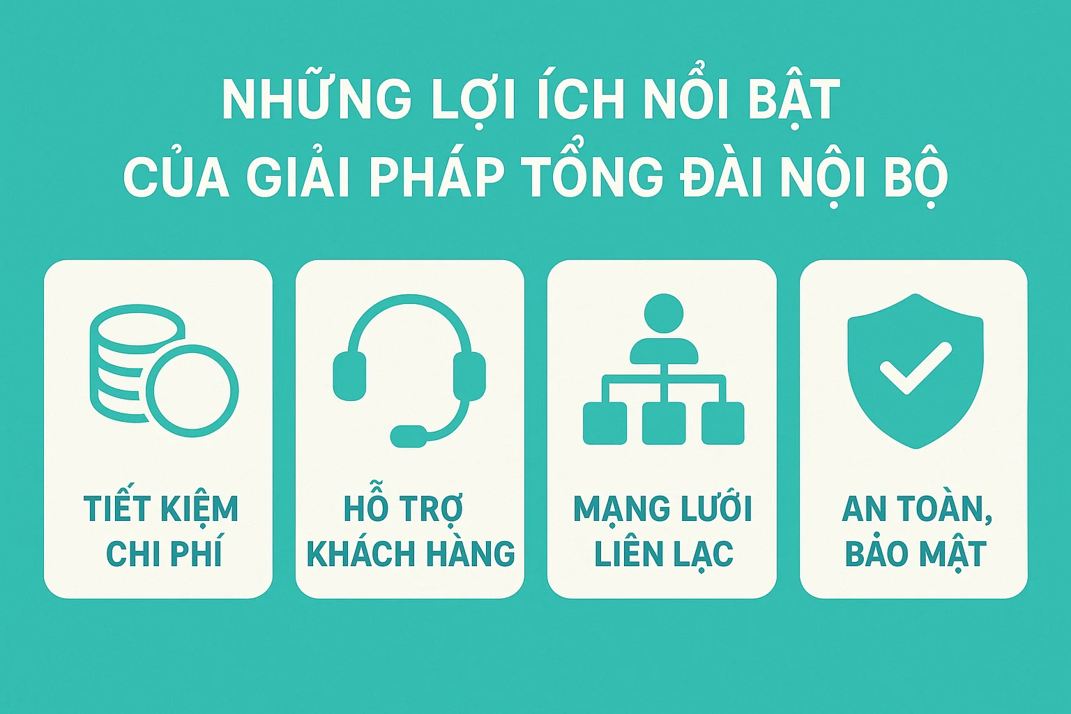 Những lợi ích nổi bật của giải pháp tổng đài nội bộ