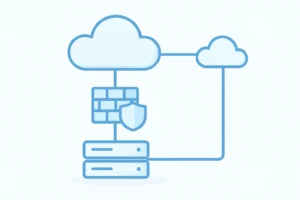 =Minh họa kiến trúc private cloud với đám mây riêng và máy chủ vật lý