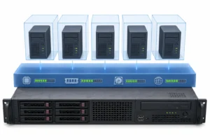 =Ảnh minh họa máy chủ vps giá rẻ với nhiều VPS dùng chung tài nguyên