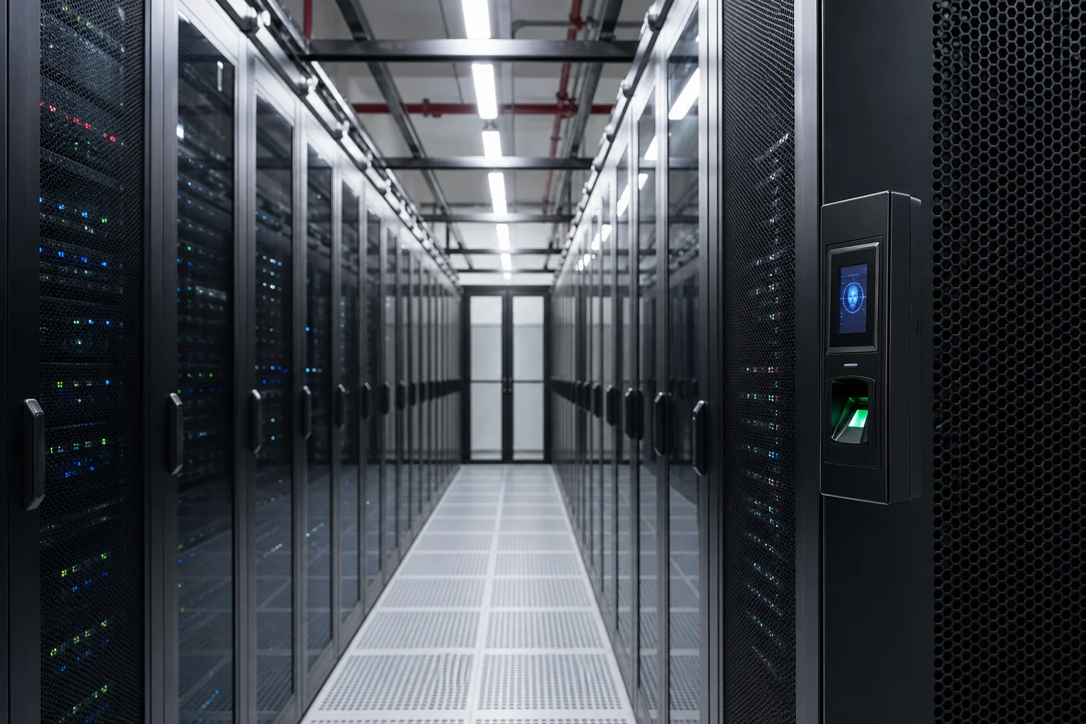 Ảnh thực tế khoang rack trung tâm dữ liệu Viettel với dual power, kiểm soát truy cập