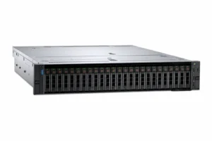 Ảnh máy chủ R760 Dell mặt trước và các khe ổ cứng, đúng thực tế