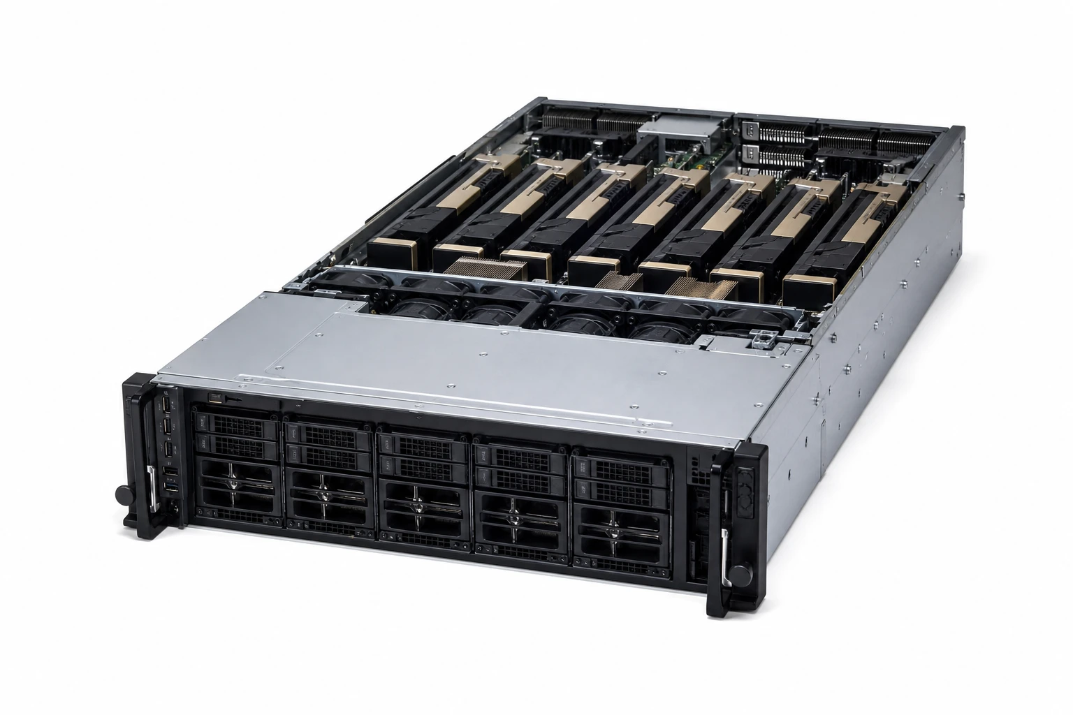 Máy chủ Nvidia B200 GPU dùng cho AI Gemini của Apple