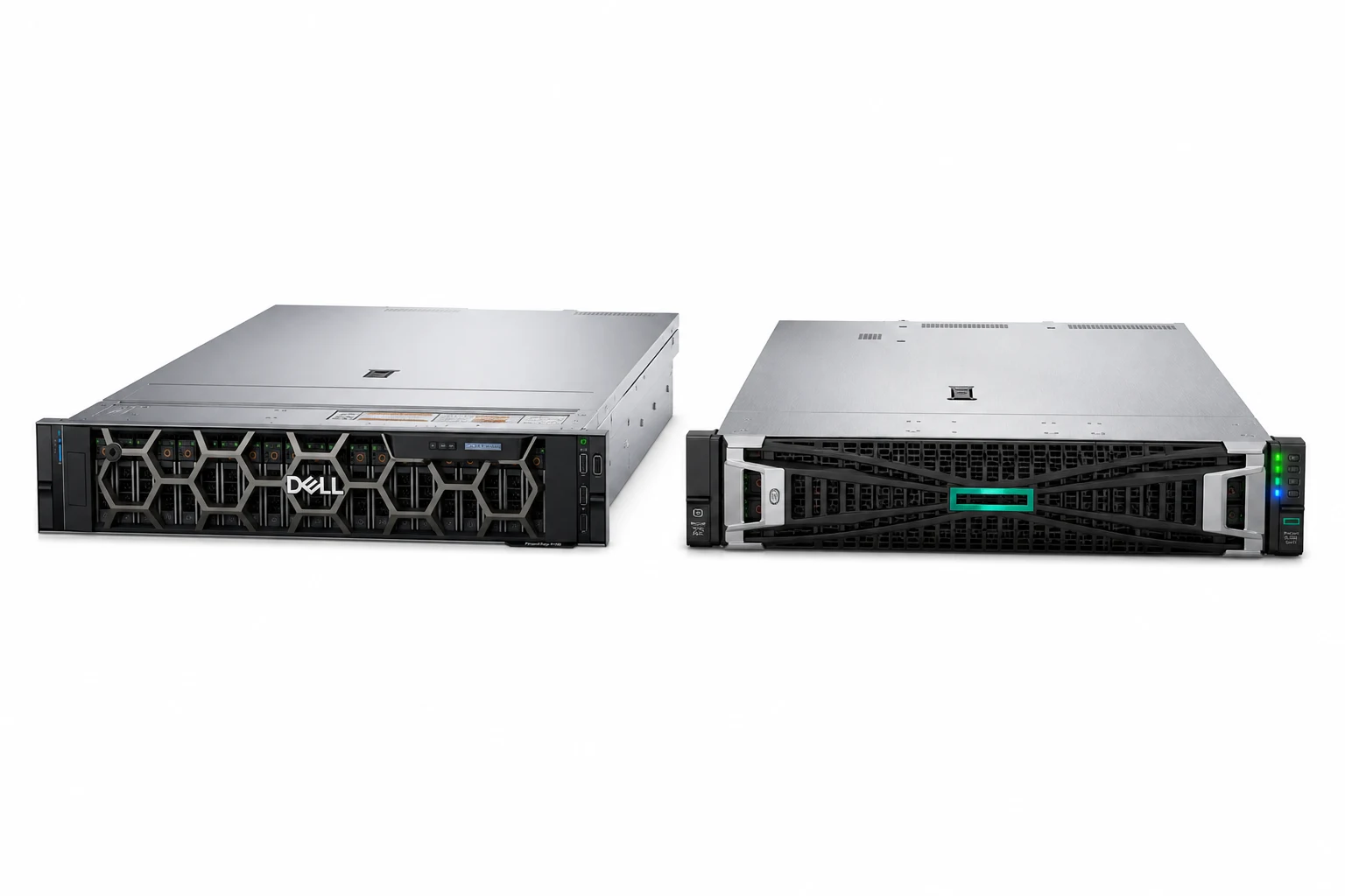 Máy chủ 2U Dell R760 và HPE DL380 Gen11 cho AI, RAM DDR5, NVMe Gen5