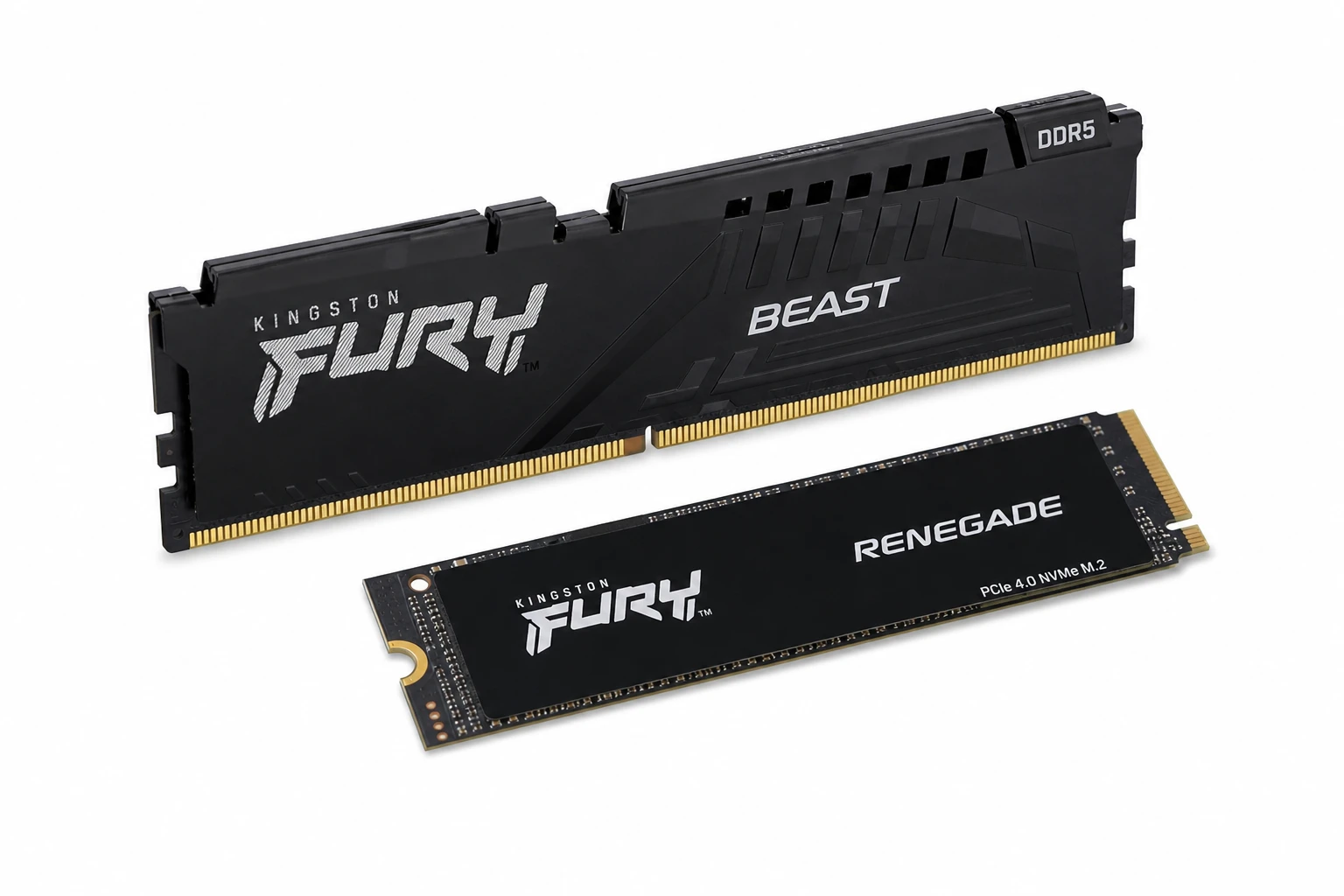 Hình thực tế thanh RAM DRAM và ổ SSD thế hệ mới